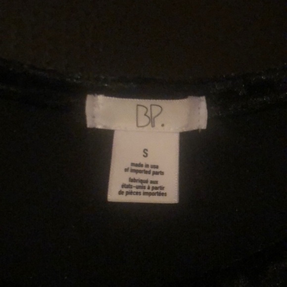 BP NORDSTROM SHOULDER CUT OUT VELVET LONG SLEEVE - Picture 3 of 4